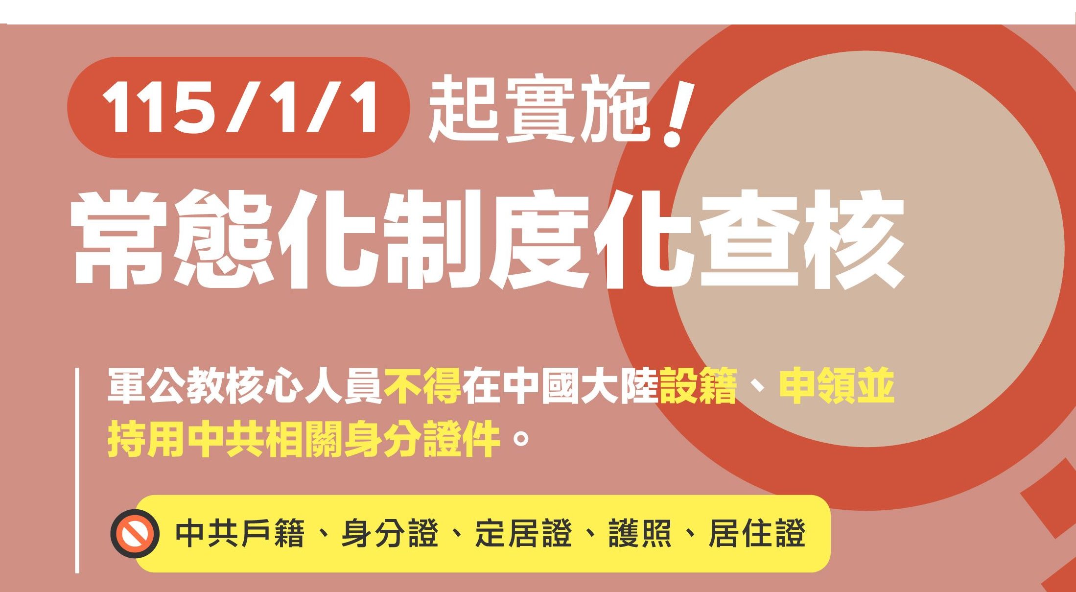 初任、職務異動、調任同機關不同職務、再任時，採「具結」作為查核方式。
